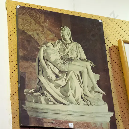 framed photo - marble statues