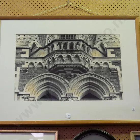 framed photo - Christchurch cathedral