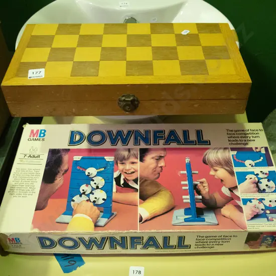 chess set and Downfall fame