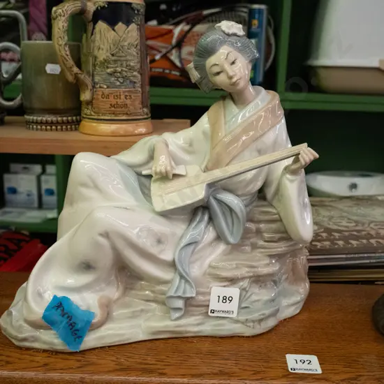Lladro figurine - damage to top of musical instrument