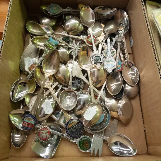 box of teaspoons