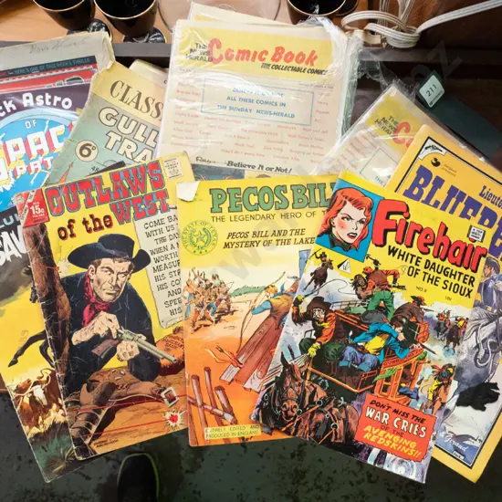 various comic books