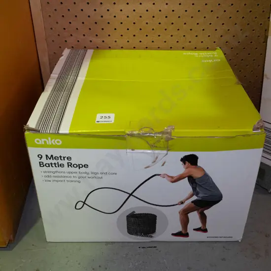 box; 9m exercise rope