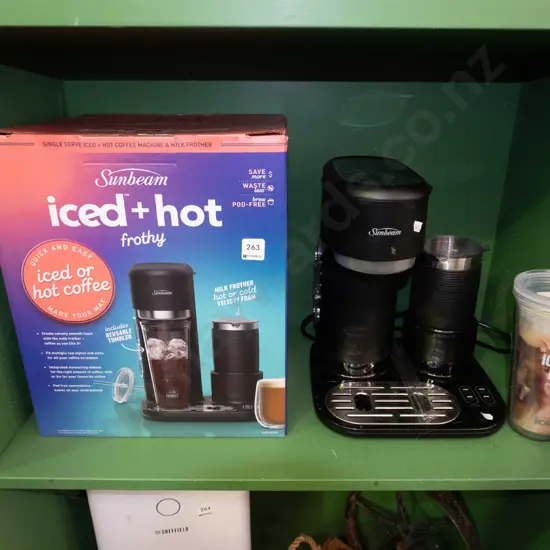 Sunbeam Ice and Hot coffee machine