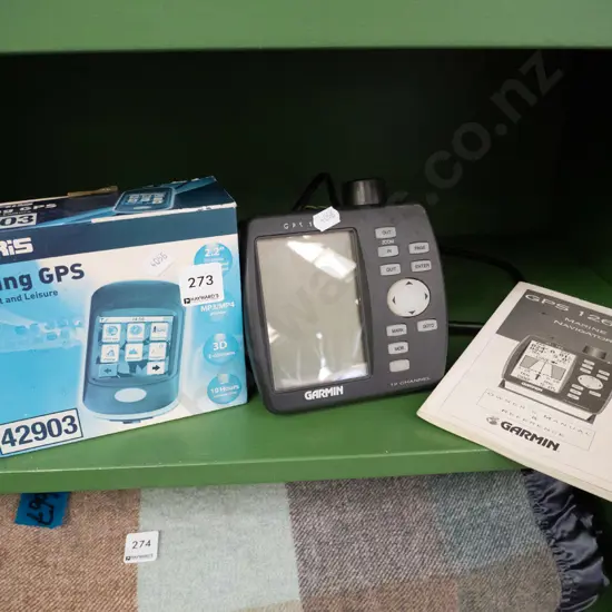 boxed hiking gps, Garmin marine navigator