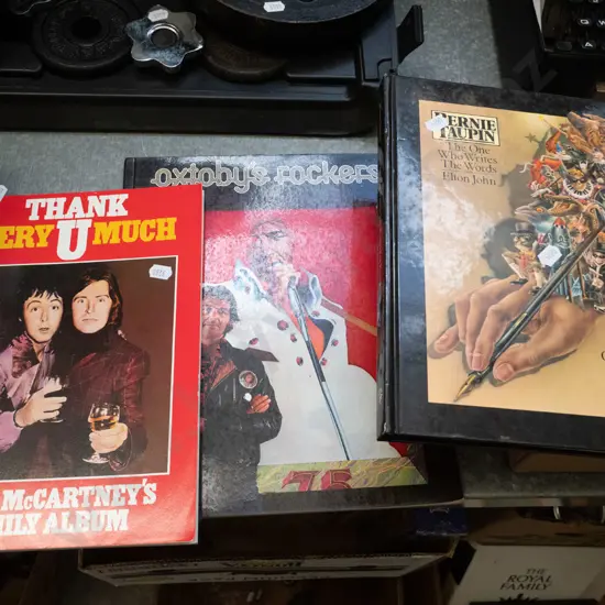 3 music themed books - Elton John, Paul McCartney and one other