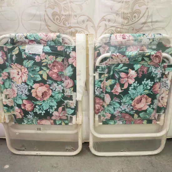 2 folding camp / patio chairs