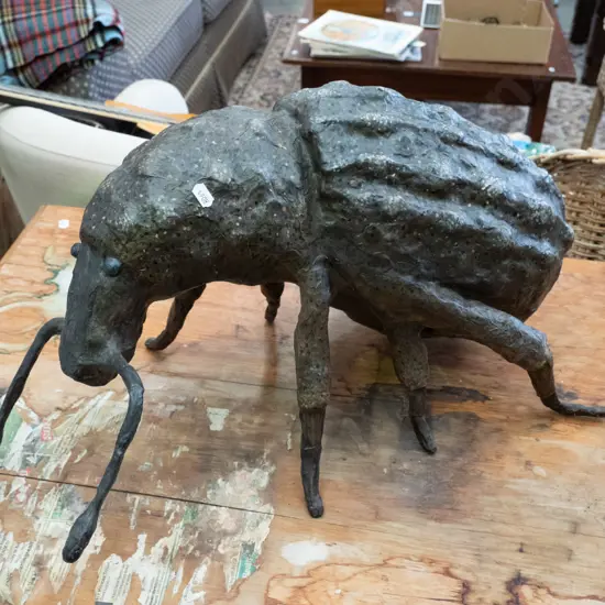 large papier mache ornamental weevil H-290 L-580