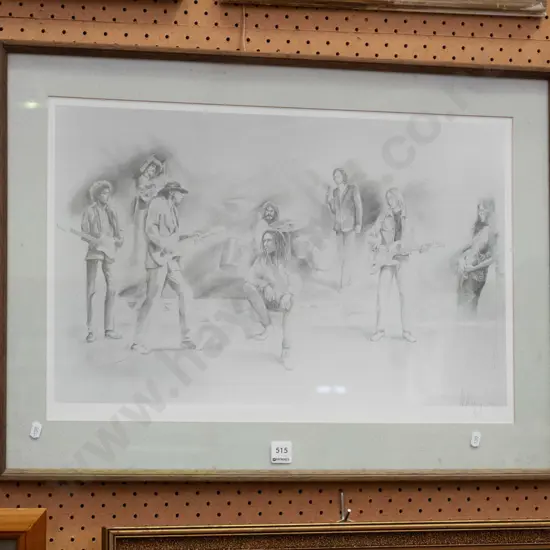 framed print - dead musicians