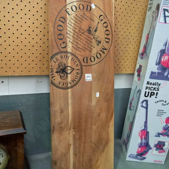large wooden serving board