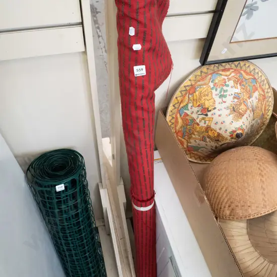 bolt of upholstery fabric