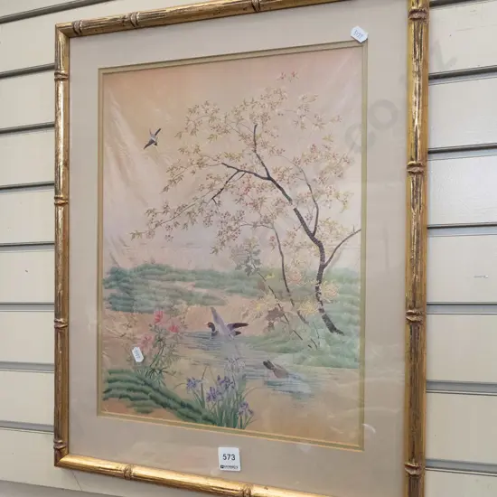 framed print - ducks on pond