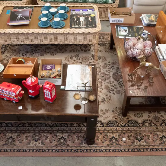 large acrylic frilled edge floor mat L-1900 W-2870