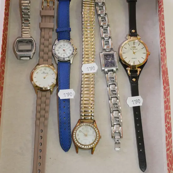 tray of watches
