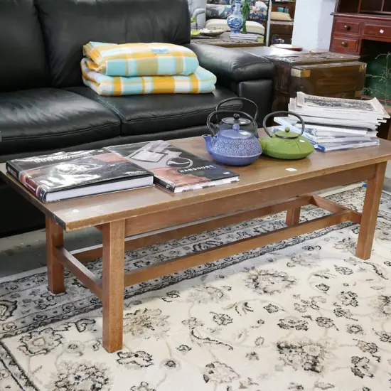 mahogany coffee table H-410 W-1300 D-460