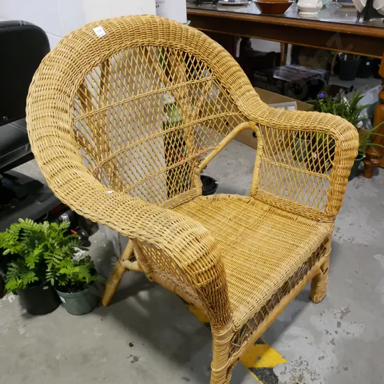 cane armchair