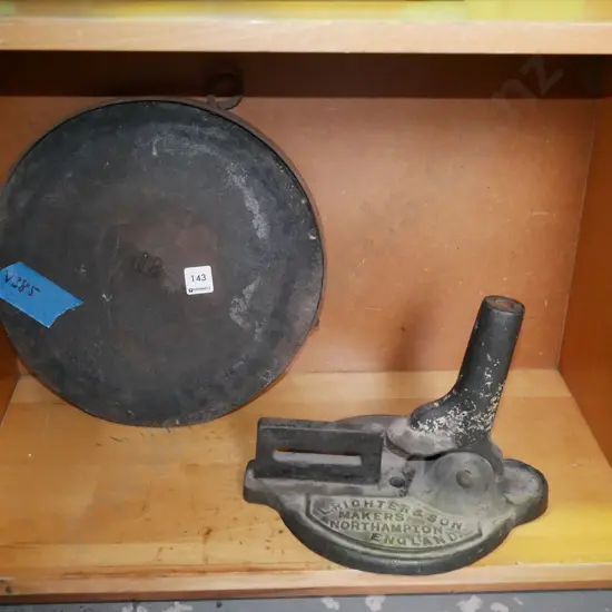 cast iron skillet & heavy punch