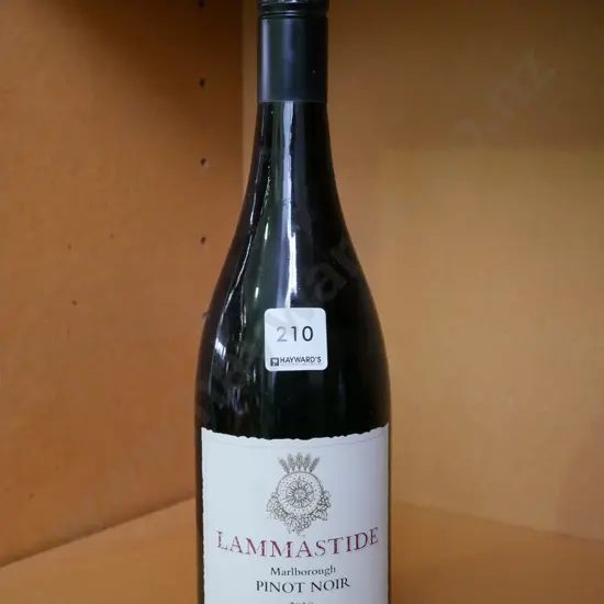 bottle of Lammastide Marlborough pinot noir 2010