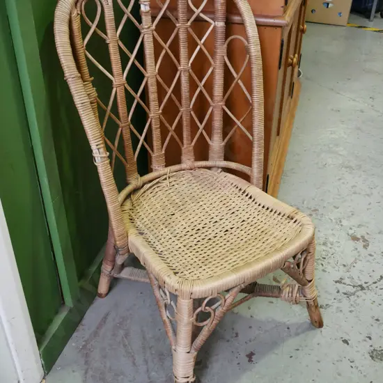 cane armchair