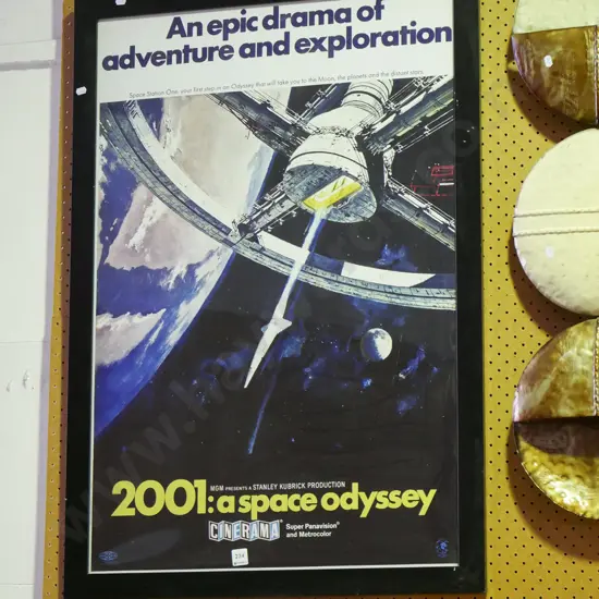 2001 Space Odessey framed poster print