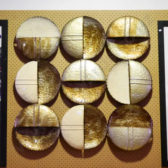 circular metal wall art