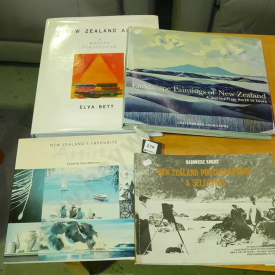 NZ art and photography books