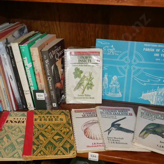 various NZ nature and history books