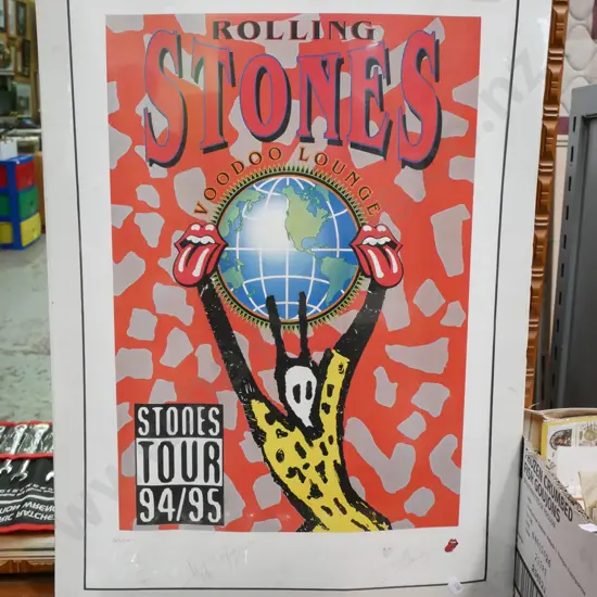 ltd edition  Rolling Stones Voodoo Lounge print