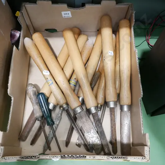 box of lathe chisels