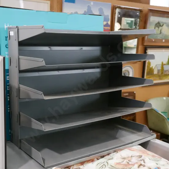 metal stationery organiser