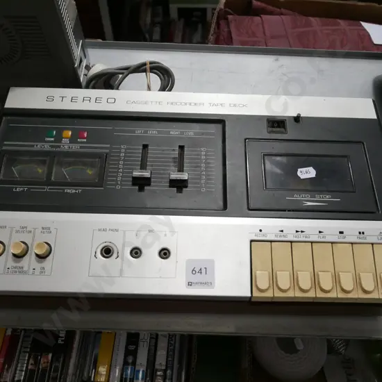 early stereo cassette recorder