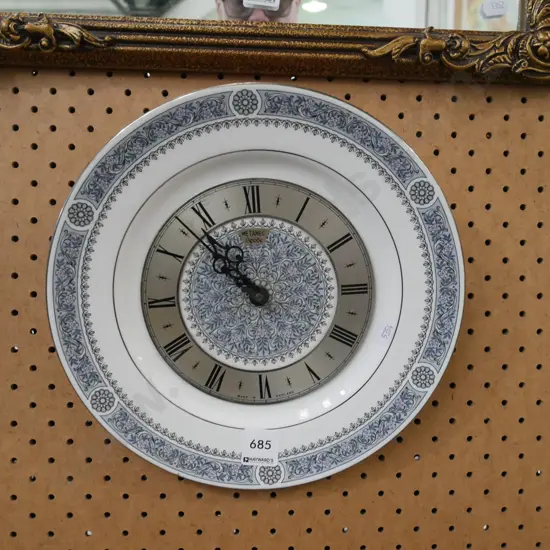 Spode wall clock