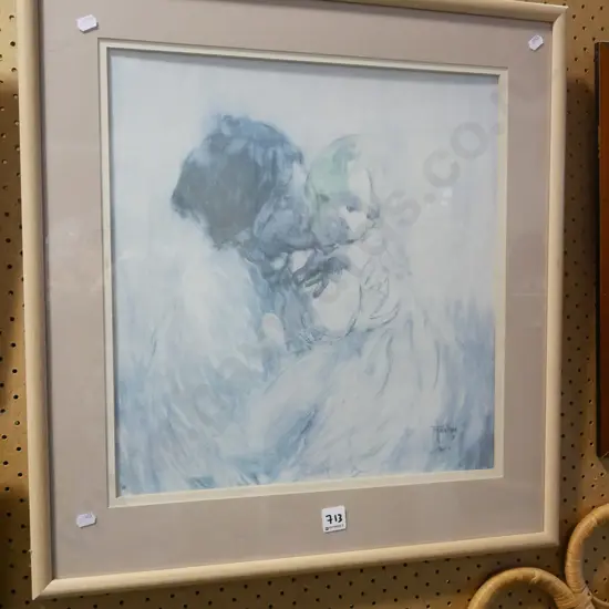 framed Frances Hodgkins print