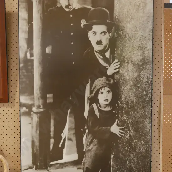 Charlie Chaplin print - scratches and damage