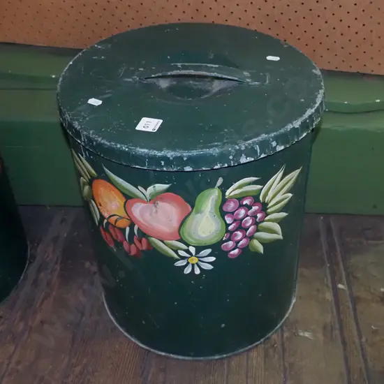 hand painted ash can