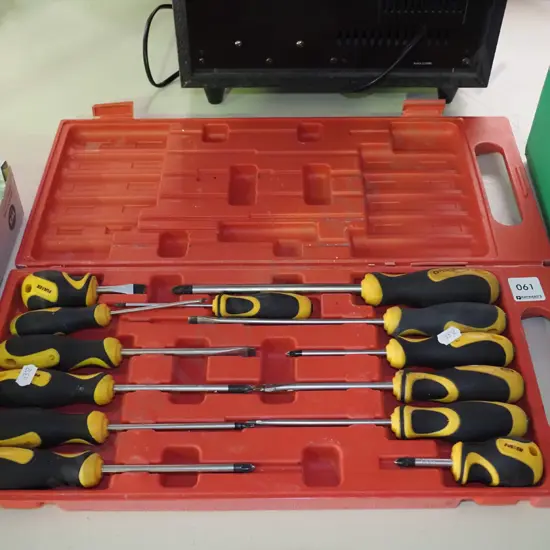 cased Fuller screwdriver set