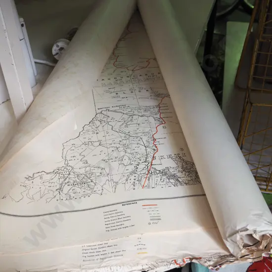 various North Island land maps