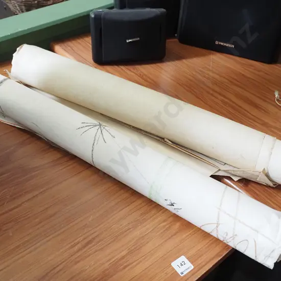 2x rolls of various maps