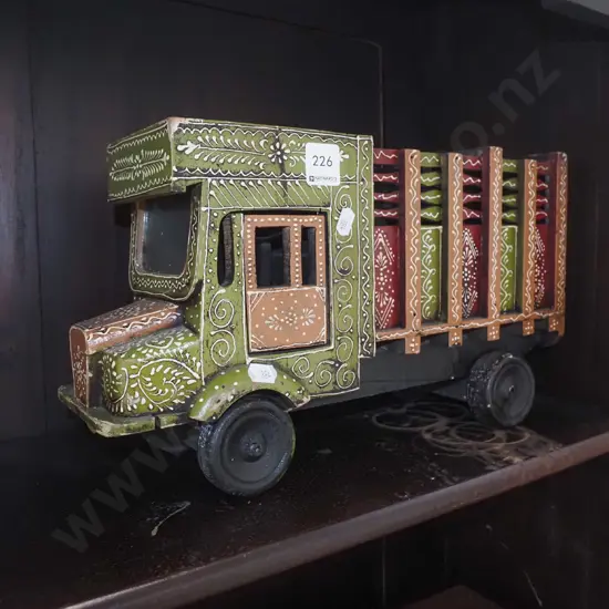 wooden toy truck