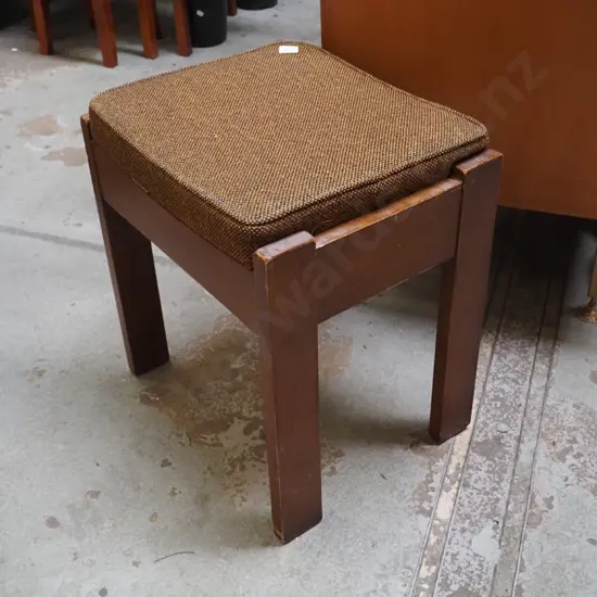 upholstered footstool