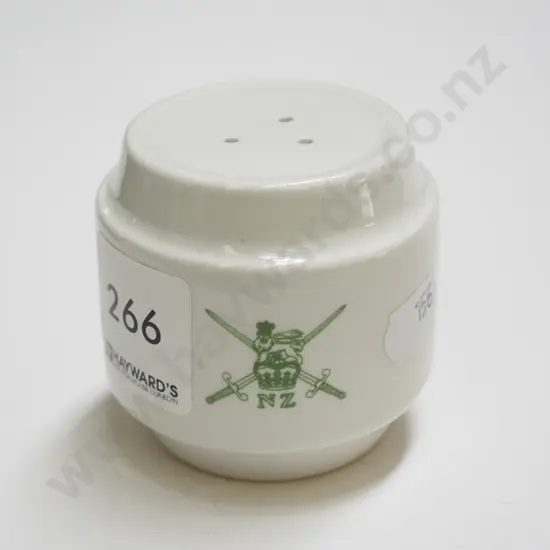 Crown Lynn NZ Army pepper shaker