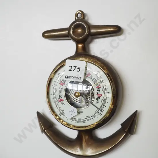anchor themed barometer
