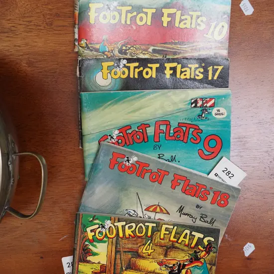 half sized Footrot Flats books