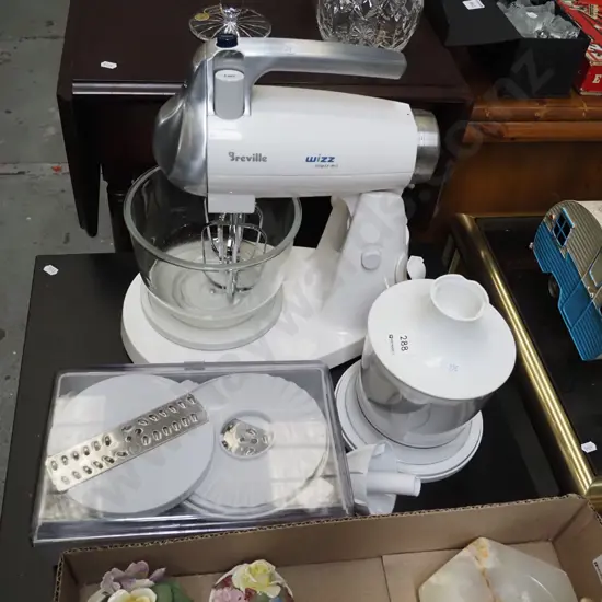 Breville mixer with attachments