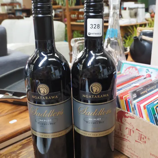 2x bottles of Saddlers 2007 merlot