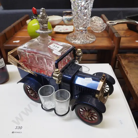 novelty vintage car drinks decanter