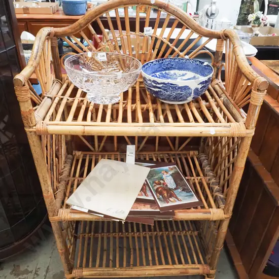 bamboo shelves H-980 W-590 D-360