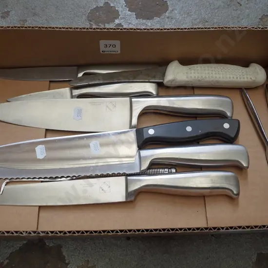 box of knives etc
