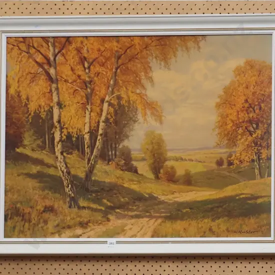 framed print- country lane