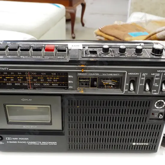 Sanyo radio cassette 